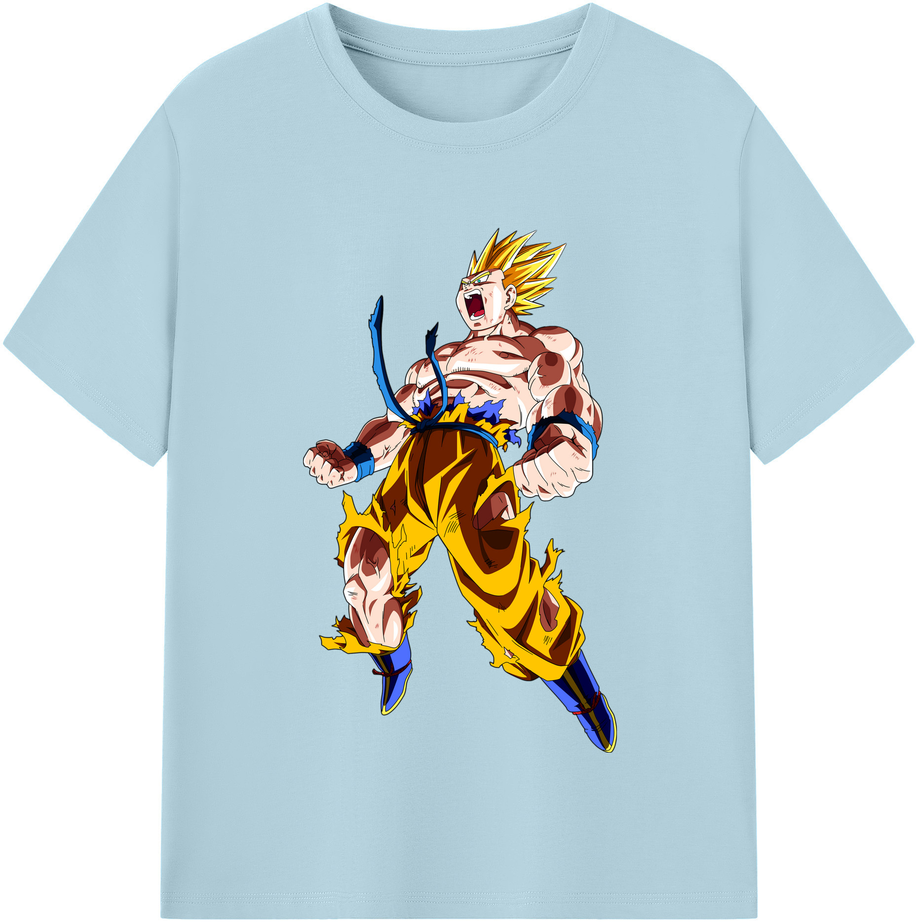 （画像用） ドラゴンボール 孫悟空（そん ごくう）Son Goku カカロット DRAGON BALL Kakarotto 綿100％半袖Tシャツ（フロントプリント）